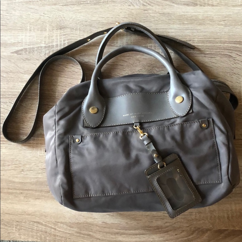 Authentic Marc Jacobs nylon cross body satchel